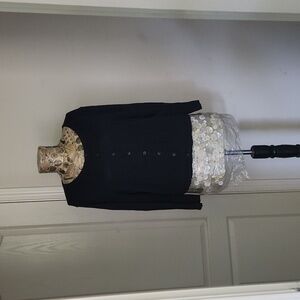 Navy blue shrug sweater